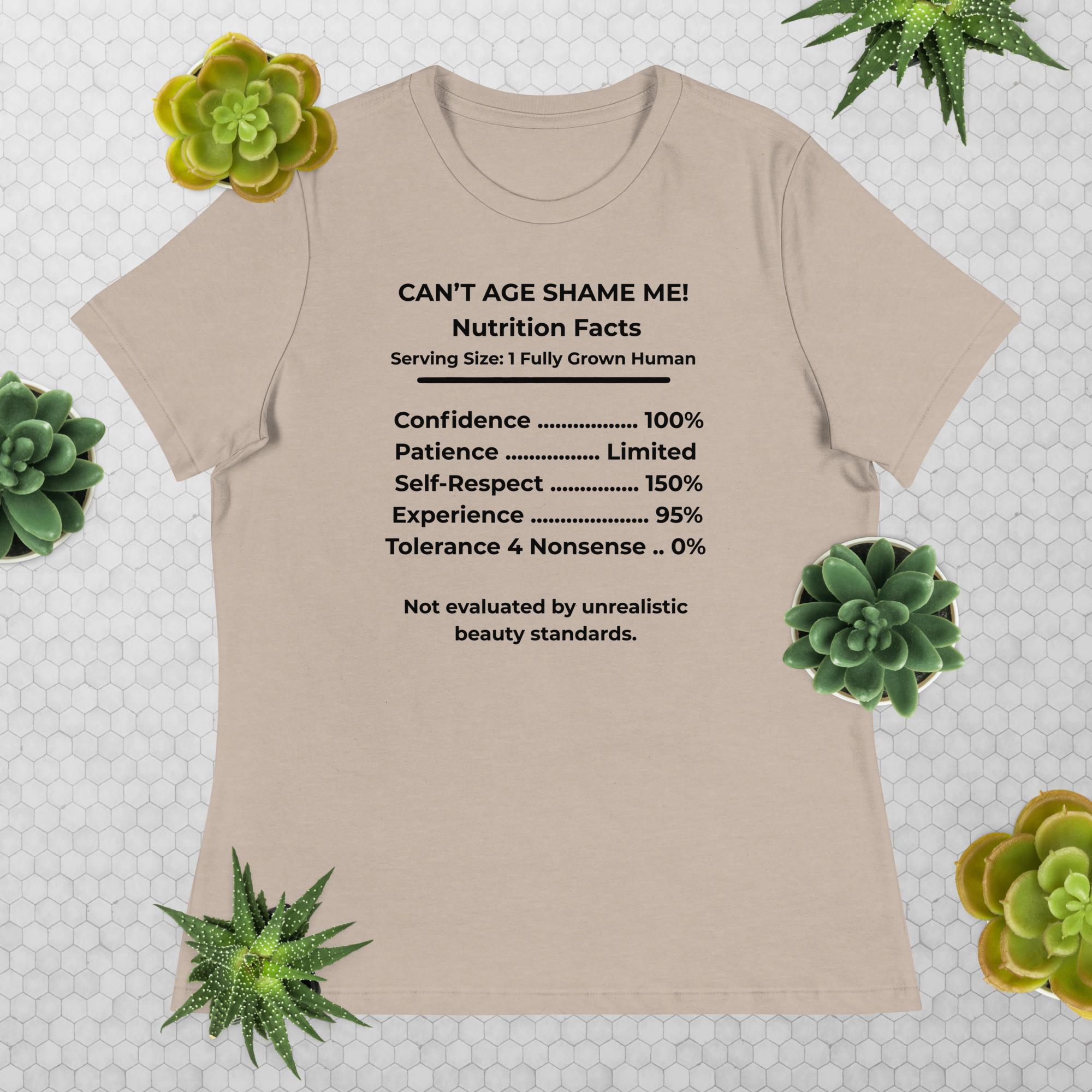 Heather Stone Nutrition Facts Hoodie: Zero Nonsense (Black Text)